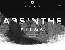 Tablet Screenshot of absinthe-films.com